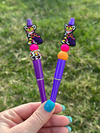 Colorful Leopard Cat Ink Pens