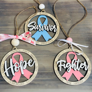 Cancer Awareness Ornaments