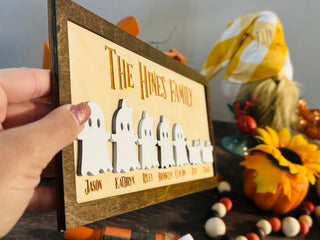 Customizable Family Ghost Sign
