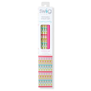 Swig Cookie Jar Reusable Straw Set
