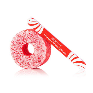 Candy Cane Holiday PediPOP Pedi Buffer & Nail File Christmas