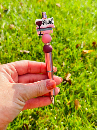 Wine & A Good Book Ink Pen