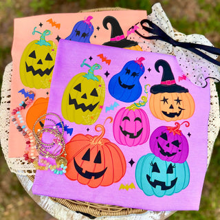 Colorful Pumpkins Graphic Tee