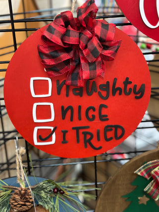 12” Holiday Wood Rounds