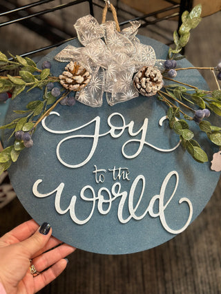 12” Holiday Wood Rounds