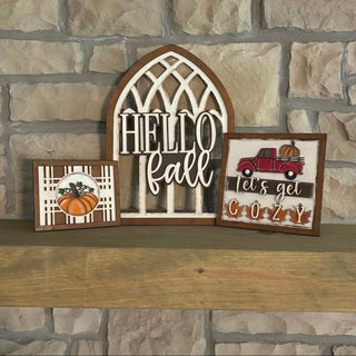 Interchangeable Mantle Set of 3 Signs