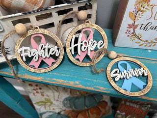 Cancer Awareness Ornaments