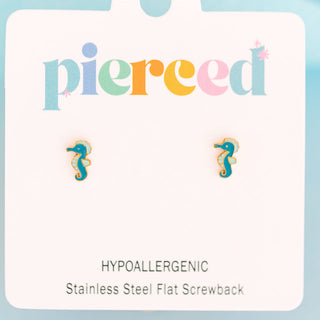Seahorse Studs