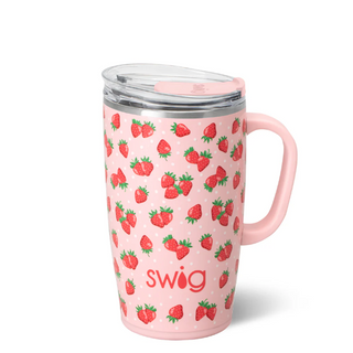 Swig Strawberry Shortcake Travel Mug 18oz