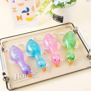 Glitter Duck Squishy Stress Relief Toy