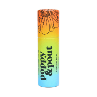 Poppy & Pout Limited Edition Lip Balm - Rainbow Razz