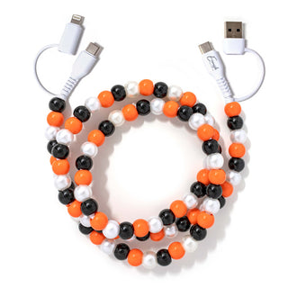 Beaded Phone Charger Pete  - 6.6 Foot