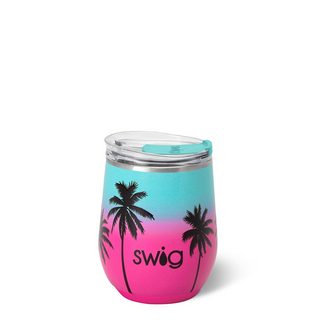 Swig Island Sunset Stemless Wine Cup 12oz