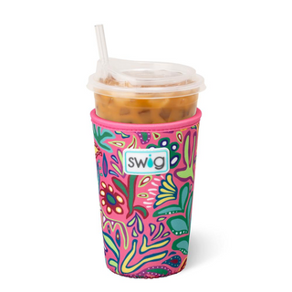 Swig Flora Rosa Iced Cup Coolie (Medium)