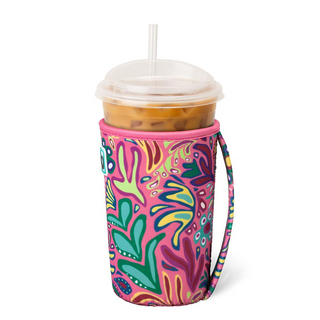 Swig Flora Rosa Iced Cup Coolie (Medium)