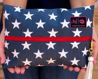 Red, White & Beautiful Makeup Junkie Bag