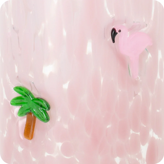 Swig Flamingo Charm Glass 23oz