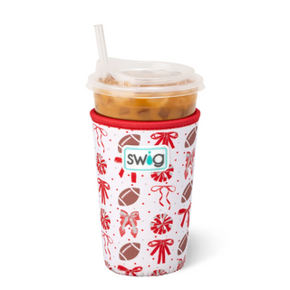 Swig We’ve Got Spirit Red+ Grey Iced Cup Coolie (Medium)