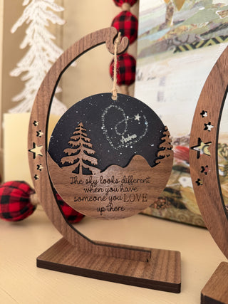 The Sky Looks Different Memorial Ornament