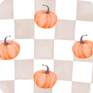Swig Pumpkin Check Iced Cup Coolie (Medium)