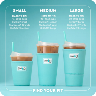 Swig Pumpkin Grove Iced Cup Coolie (Medium)