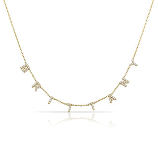 Custom Mini Dover Name Necklace - Water Resistant