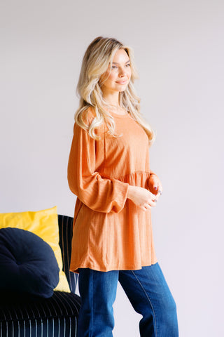 Pumpkin Charm Peplum