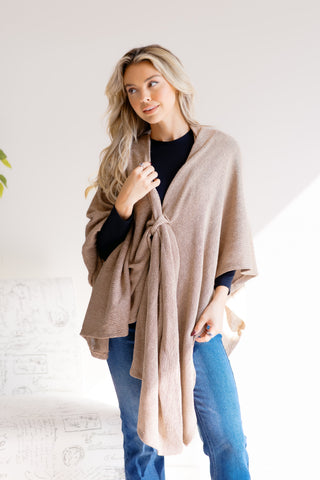 Latte Luxe Poncho