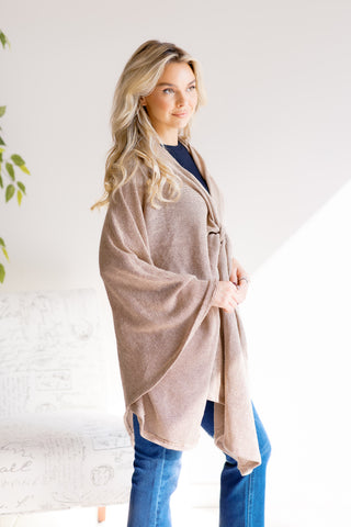 Latte Luxe Poncho
