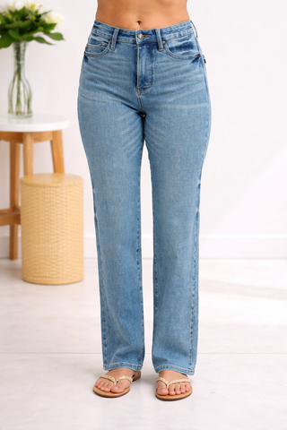 Judy Blue Contour Slim Straights