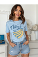 Light Blue Gildan Tee