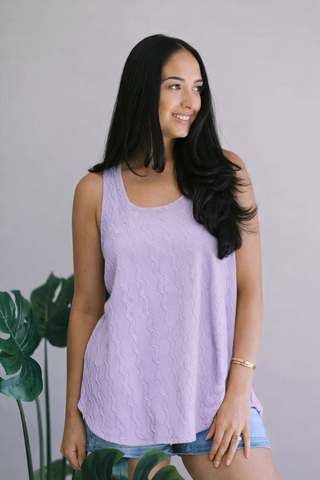 Lilac Reverie Sleeveless Top