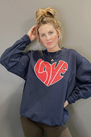 Love Heart Sweatshirt