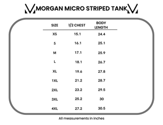 Morgan Micro Striped Tank - Pink