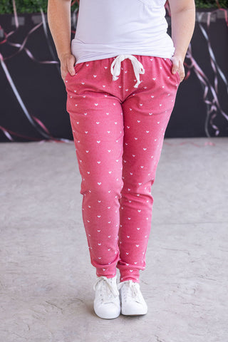 Classic Joggers - Sweetheart Red