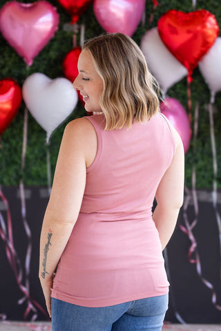 Ava Tank - Rose