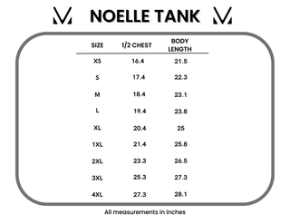 Noelle Tank - Turquoise