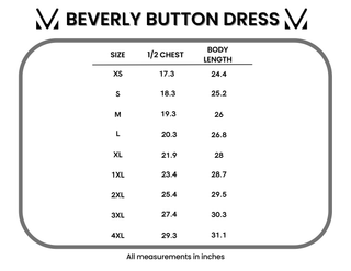 Beverly Button Dress - Nautical Navy