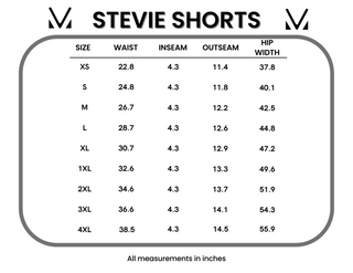 French Terry Stevie Shorts - Black