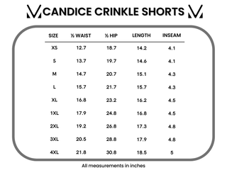 Candice Crinkle Shorts - Light Green