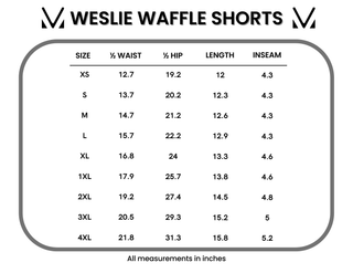 Weslie Waffle Shorts - Turquoise