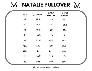 Natalie Pullover - Pink Pine Noel and Evergreen