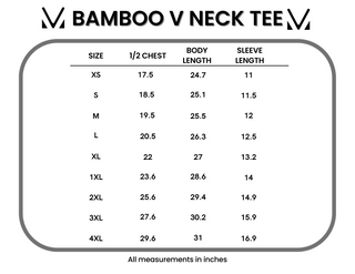 Bamboo V Neck Tee - Magenta