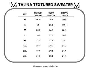 Talina Textured Sweater - Olive