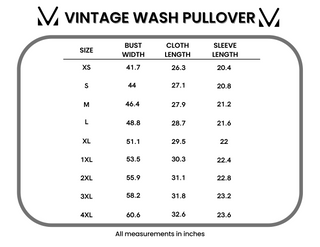 Vintage Wash Pullover - Olive