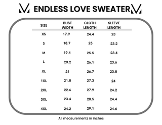 Endless Love Sweater - Lavender