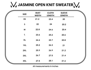 Jasmine Open Knit Sweater - Ivory