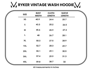 Ryker Vintage Wash Hoodie- Teal
