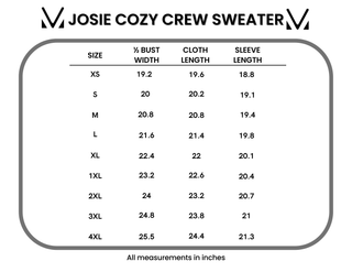 Josie Cozy Crew Sweater - Light Green