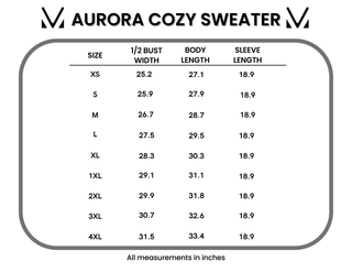 Aurora Cozy Sweater - Pumpkin Spice